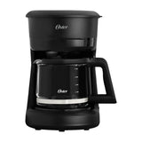 Oster BVSTDCS51B Cafetera de 5 Tazas | Filtro Permanente Lavable | Pausa y Servir | Negro
