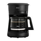 Oster BVSTDCS51B Cafetera de 5 Tazas | Filtro Permanente Lavable | Pausa y Servir | Negro