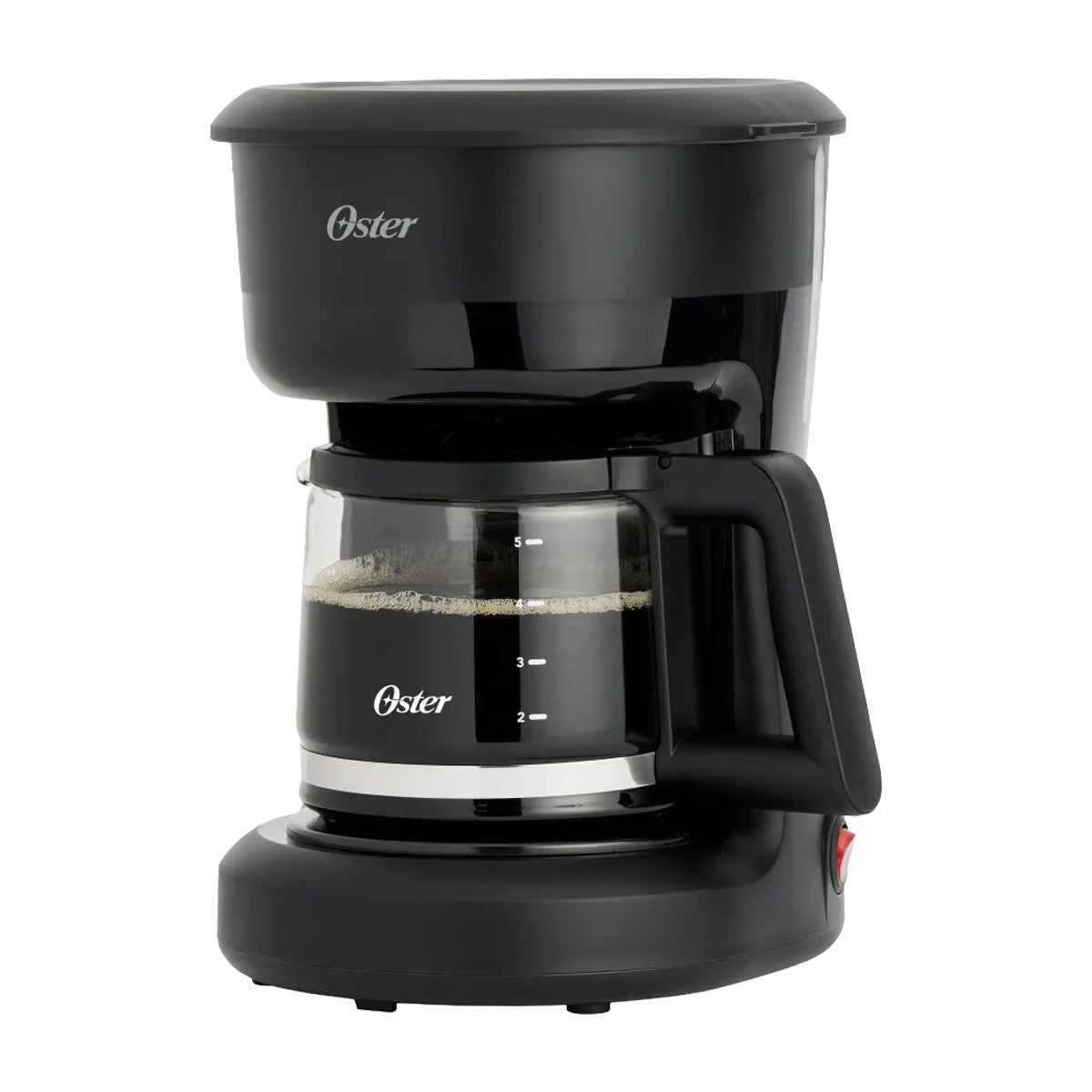 Oster BVSTDCS51B Cafetera de 5 Tazas | Filtro Permanente Lavable | Pausa y Servir | Negro