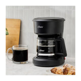 Oster BVSTDCS51B Cafetera de 5 Tazas | Filtro Permanente Lavable | Pausa y Servir | Negro