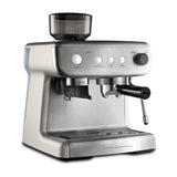 Oster BVSTEM7300 Cafetera de 12 Tazas | Espresso y Capuccino |  Perfect Brew 15 Bares | Molino Integrado | Acero Inoxidable