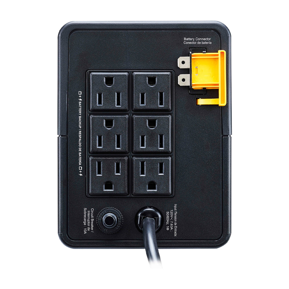 APC UPS con Protección de Sobretensión de 900VA y 6 Salidas 120V