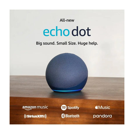 Amazon Echo Dot (5th Gen) Bocina Inteligente | Alexa | Voice Control | WiFi | Azul