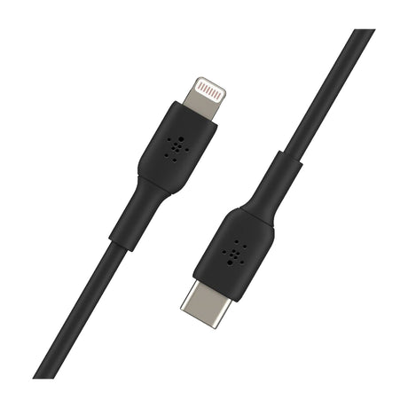 Belkin BoostCharge Cable USB C a Lightning | 1 Metro | Negro