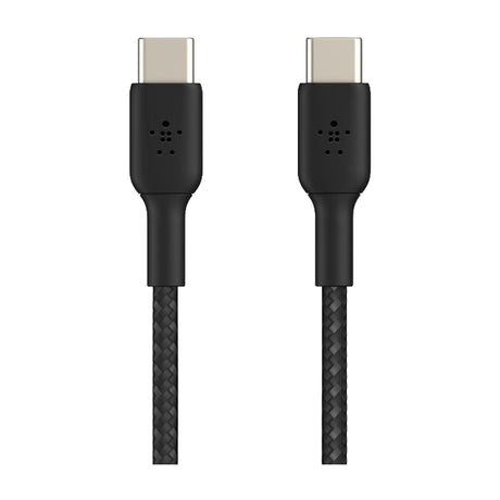 Belkin BoostCharge Cable Trenzado USB C a USB C | 1 Metro | Negro
