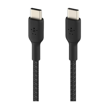 Belkin BoostCharge Cable Trenzado USB C a USB C | 1 Metro | Negro