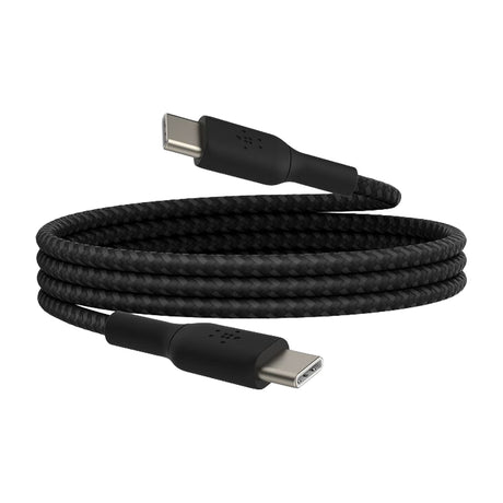 Belkin BoostCharge Cable Trenzado USB C a USB C | 1 Metro | Negro