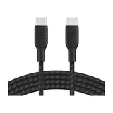 Belkin BoostCharge Cable Trenzado USB C a USB C | 2 Metros | Negro