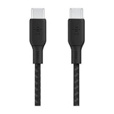Belkin BoostCharge Cable Trenzado USB C a USB C | 2 Metros | Negro