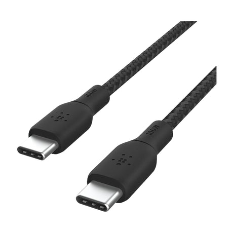 Belkin BoostCharge Cable Trenzado USB C a USB C | 2 Metros | Negro