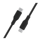 Belkin BoostCharge Cable Trenzado USB C a USB C | 2 Metros | Negro