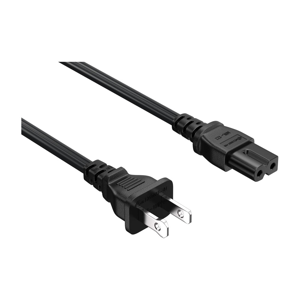 Cable de Alimentación Polarizado | 2 Puntas | Cuadrado, Redondo