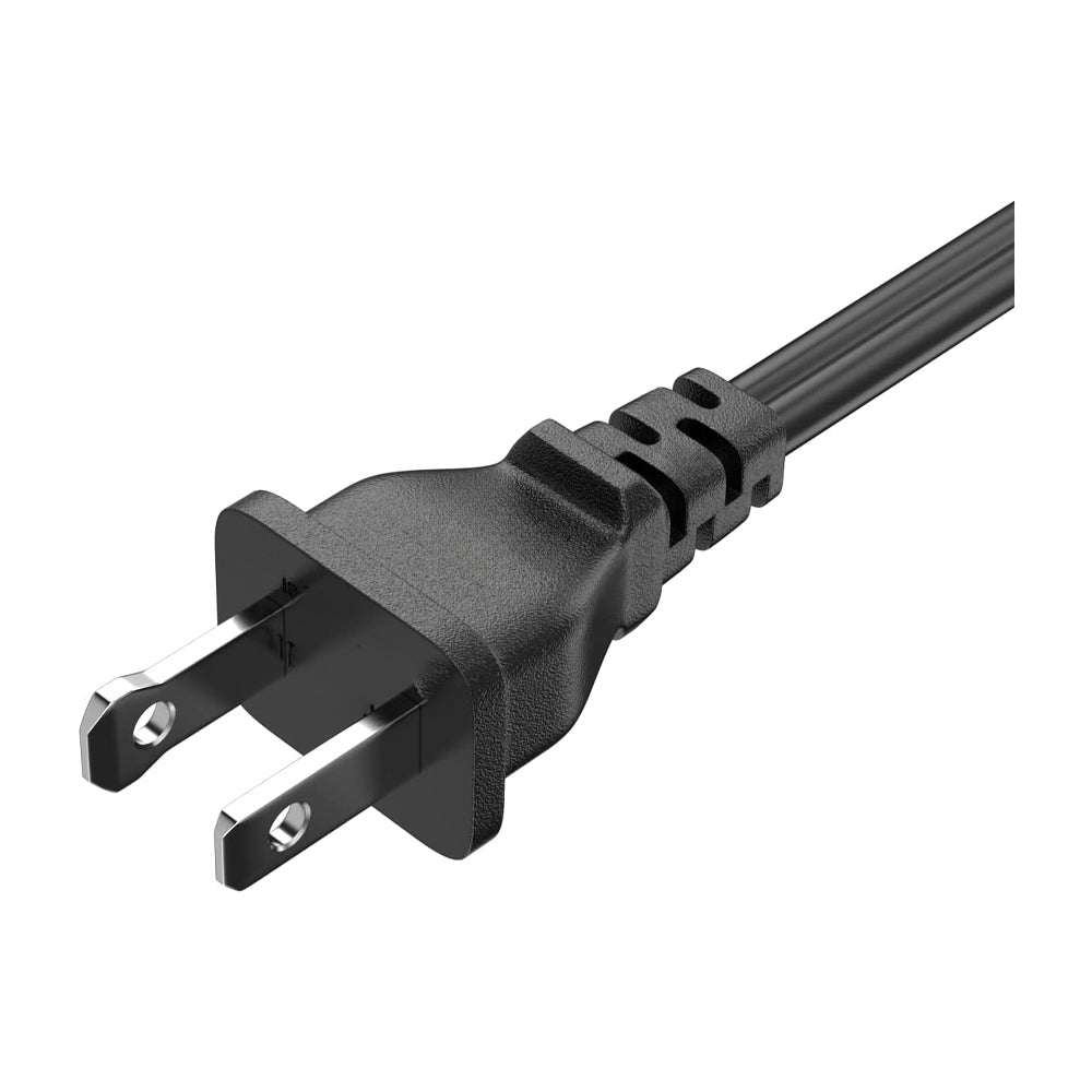 Cable de Alimentación Polarizado | 2 Puntas | Cuadrado, Redondo