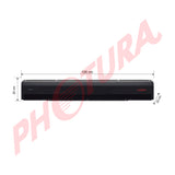 Sankey Cortina de Aire | Alta Eficiencia | Silencioso | Control Remoto | 131W | Negro