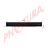 Sankey Cortina de Aire | Alta Eficiencia | Silencioso | Control Remoto | 169W | Negro