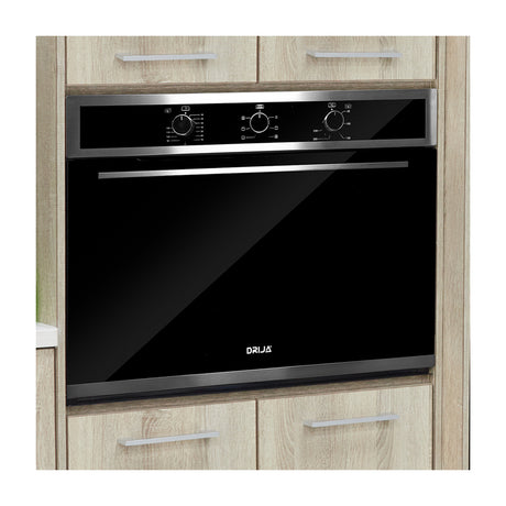 DRIJA Caribe 76 Air Eléctrico Horno Multifuncional Empotrable Eléctrico | Puerta de Triple Vidrio | 250°C
