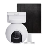 EZVIZ CB8 Pro 4K Kit Cámara de Seguridad WiFi para Casa | 4K | Visión Panorámica 360° | Visión Nocturna a Color | Panel Solar