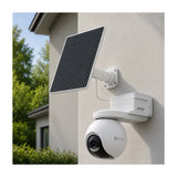EZVIZ CB8 Pro 4K Kit Cámara de Seguridad WiFi para Casa | 4K | Visión Panorámica 360° | Visión Nocturna a Color | Panel Solar