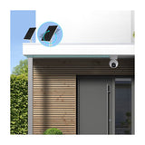 EZVIZ CB8 Pro 4K Kit Cámara de Seguridad WiFi para Casa | 4K | Visión Panorámica 360° | Visión Nocturna a Color | Panel Solar