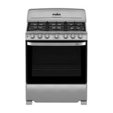 Mabe Estufa a Gas de Acero Inoxidable | Tecnología Ultimate | Perfect Cook | Easy Clean Pro | 30" | 6 Quemadores