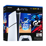Sony Bundle PlayStation 5 Slim Consola con Astro Bot & Gran Turismo 7 | Digital Edition | 825GB