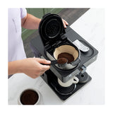 Ninja Cafetera de Especialidad de 12 Tazas | 19 Bares | 3 Estilos de Preparación | Espumador Plegable | Tecnología Barista Plus | Negro