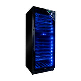 Drija Chianti 154 Vinera Empotrable de Compresor de 154 Botellas | Rejillas de Madera Deslizables