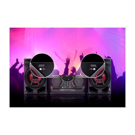 LG XBOOM Equipo de Sonido Minicomponente | 300W | Auto DJ | Wireless Party Link | Multi Jukebox