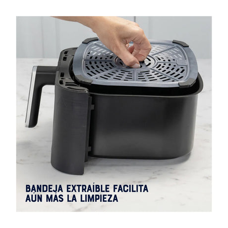Oster CKSTAF401MDF Freidora de Aire | 4L | DiamondForce  | Temporizador | Control de Temperatura | Negro