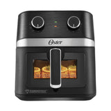 Oster CKSTAF60WMDF Freidora de Aire | 6L | DiamondForce | Circulación de Aire 360° | Ventana de Vidrio | Negro