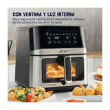 Oster CKSTAF75WDSSDF Freidora de Aire Digital | 7.5L | DiamondForce | Circulación de Aire 360° | Ventana de Vidrio | 10 Funciones | Negro