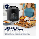 Oster CKSTPCECT57DF2CL Multi-Olla Rápida Programable de 5.7L | 14 Funciones | Temporizador | Función Turbo | Interior Antiadherente Extraíble | Negro