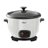 Oster CKSTRC5729W Olla Arrocera Multiusos de 1.8L | Interior Antiadherente Extraible | Blanco