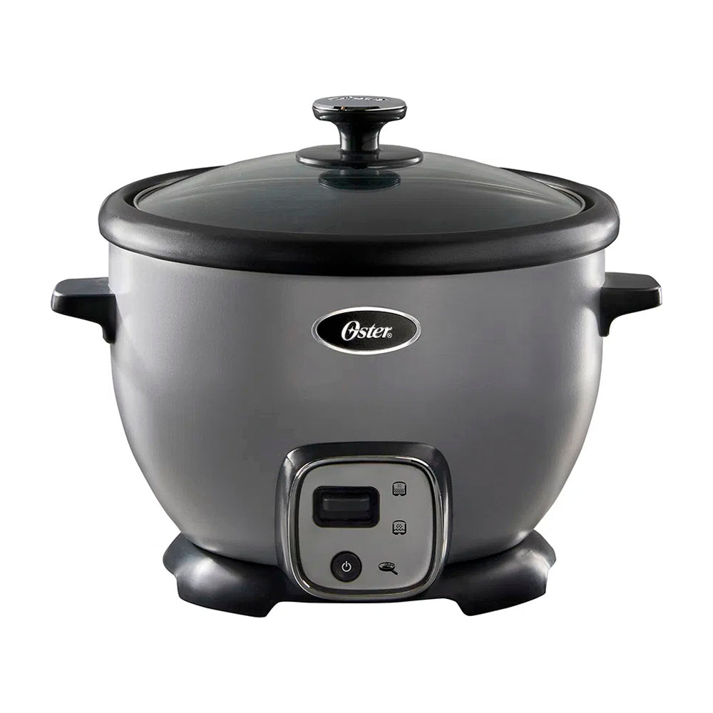 Oster CKSTRC8029S Olla Arrocera de 1.8L | Interior Antiadherente Extraíble | Gris