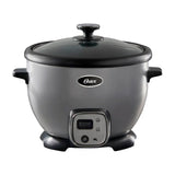 Oster CKSTRC8029S Olla Arrocera de 1.8L | Interior Antiadherente Extraíble | Gris