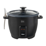 Oster CKSTRCB10DFBLK Olla Arrocera de 1.8L | Interior Antiadherente Extraíble | Negro
