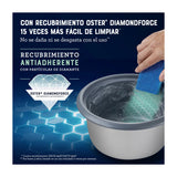 Oster CKSTRCB10DFBLK Olla Arrocera de 1.8L | Interior Antiadherente Extraíble | Negro