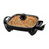 Oster CKSTSK1712B Sartén Eléctrico | Antiadherente | Control Ajustable | 1500W | Negro