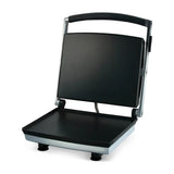 Oster CKSTSM3884 Sandwichera Grill | Altura Ajustable | Almacenamiento vertical | Planchas antiadherentes | Plateado