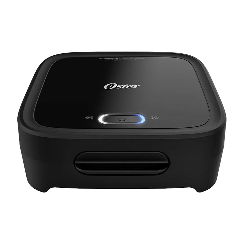Oster CKSTSM400 Sandwichera | Antiadherente | Quick Lock | Luces Indicadoras | Negro