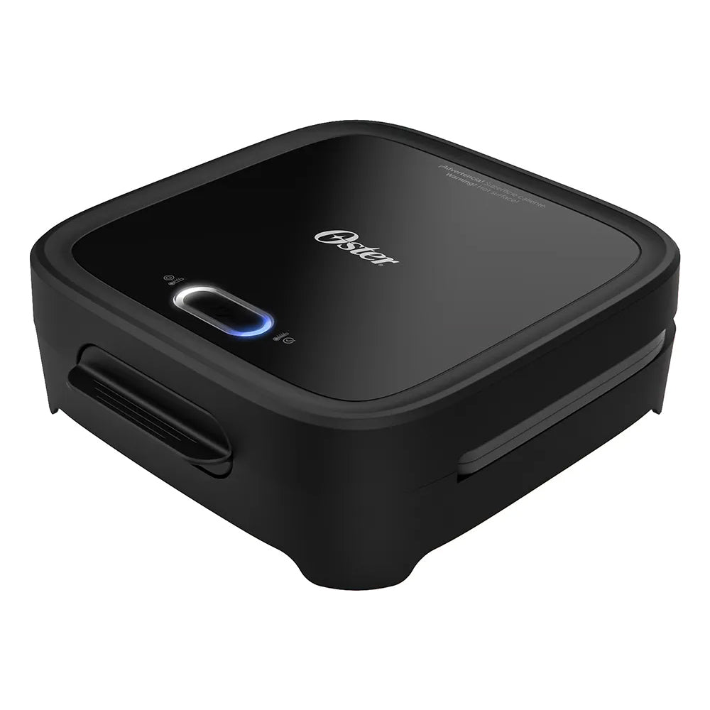 Oster CKSTSM400 Sandwichera | Antiadherente | Quick Lock | Luces Indicadoras | Negro