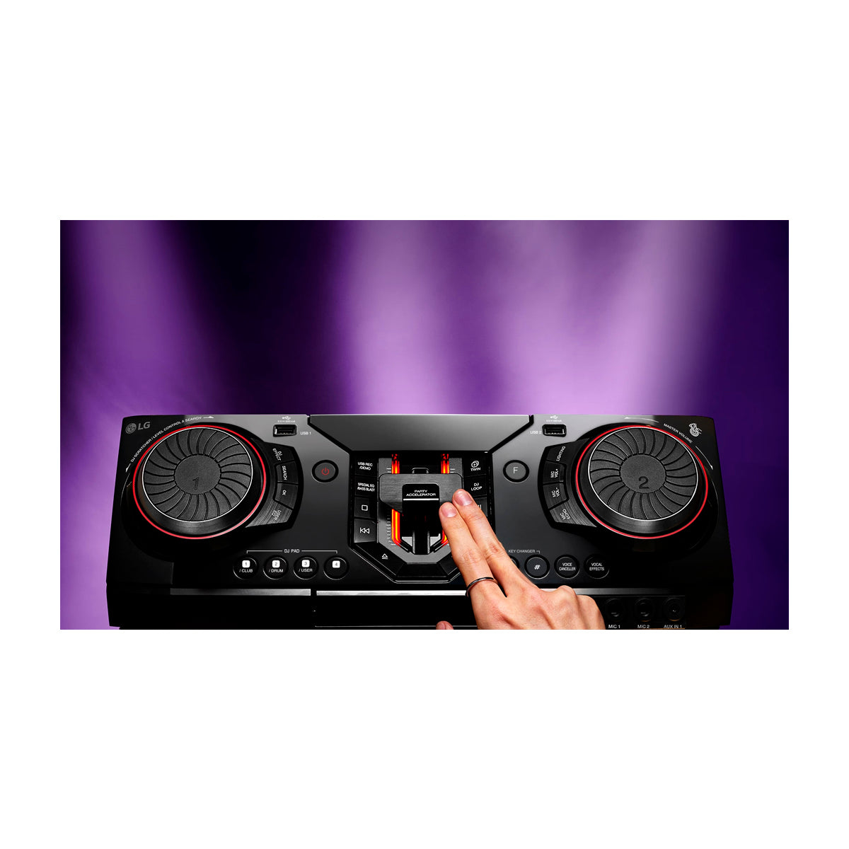 LG XBOOM Equipo de Sonido Minicomponente | 3500W | Karaoke | Party Accelerator | Wireless Party Link | Multi Bluetooth