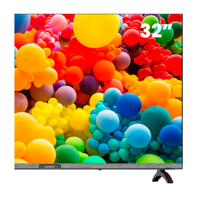 Sankey Televisor LED HD Smart de 32" | Procesador Quad Core | Frameless Design | Ultra Slim | Whale OS