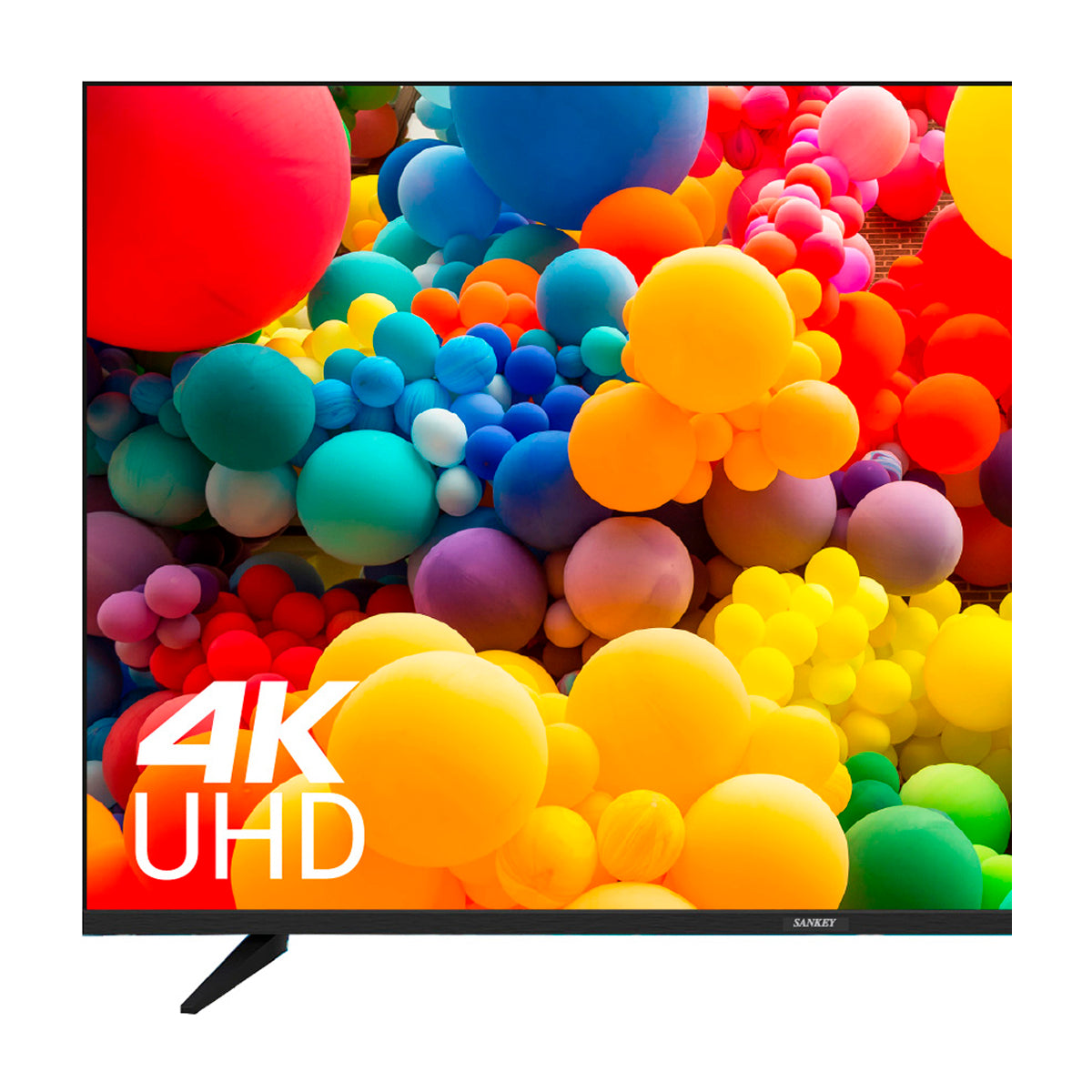 Sankey Televisor QLED Ultra HD 4K HDR Smart 55" | Procesador Quad Core | Frameless Design | Ultra Slim | Tizen OS