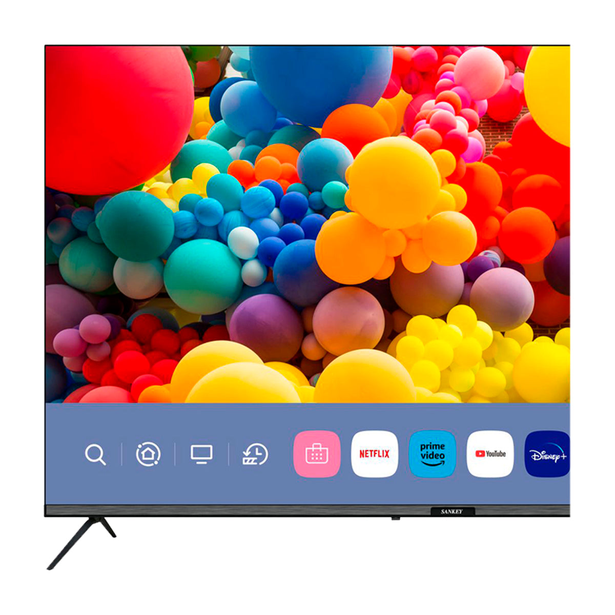 Sankey Televisor QLED Ultra HD 4K HDR Smart de 65" | Procesador Quad Core | Quantum Dot | Frameless Design | Ultra Slim | Web OS