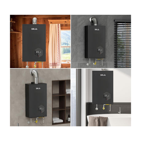 DRIJA Calentador de Agua a Gas | 20KW | 10L