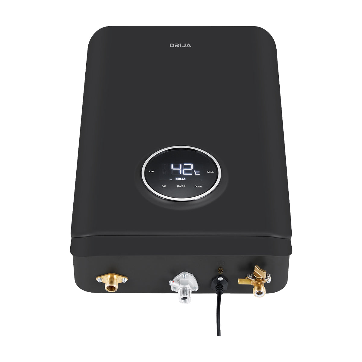 DRIJA Calentador de Agua a Gas | 34KW | 17L | Negro