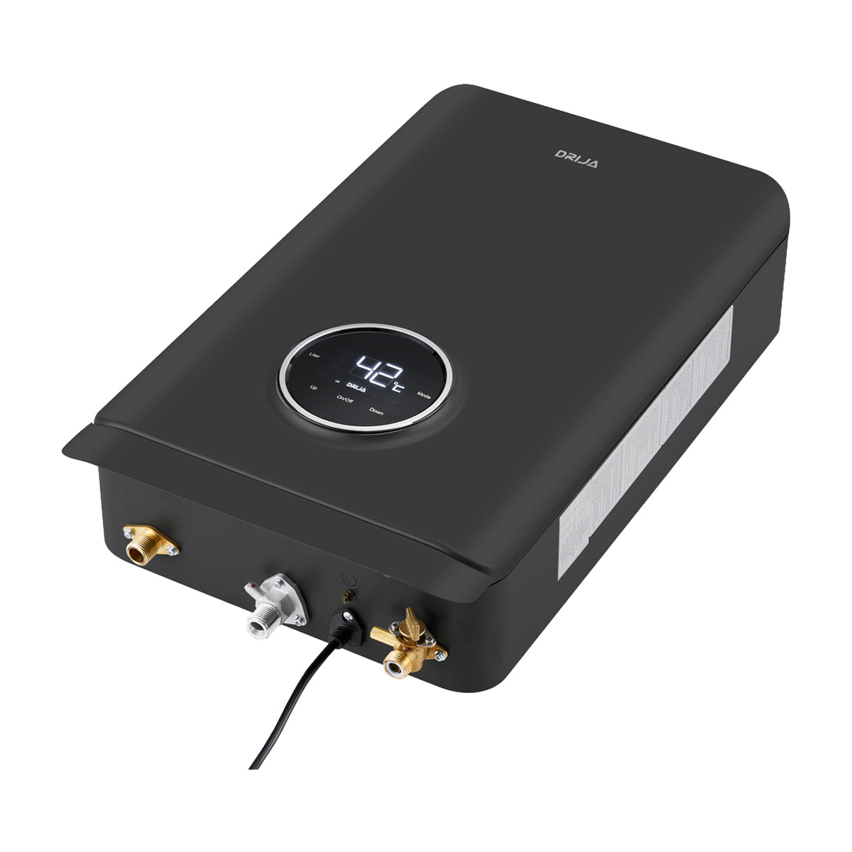 DRIJA Calentador de Agua a Gas | 34KW | 17L | Negro
