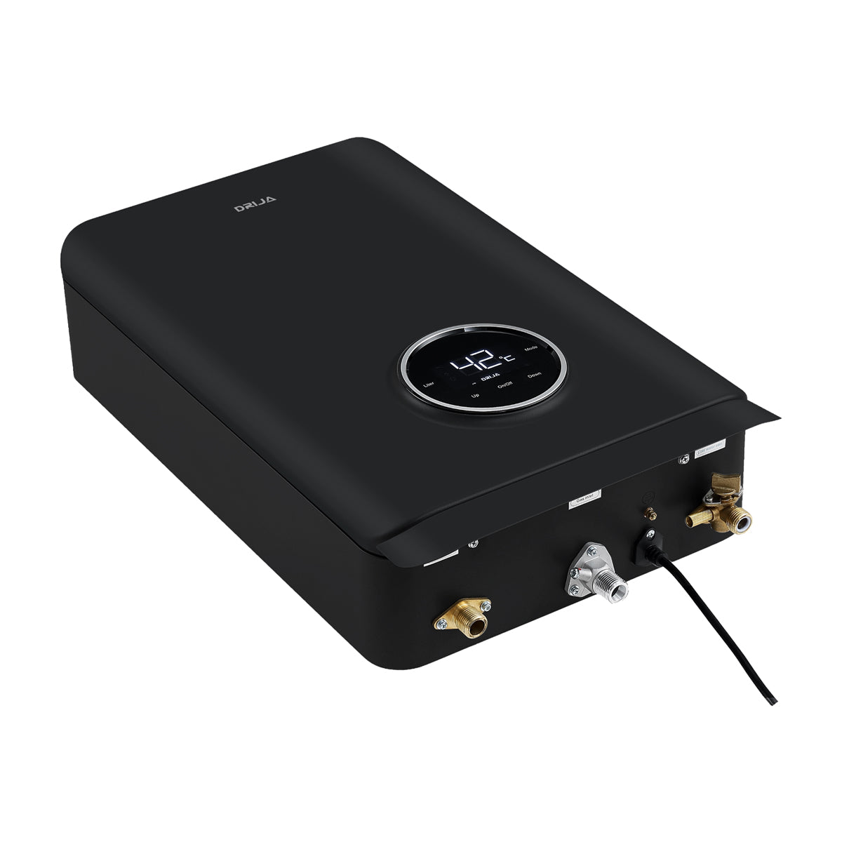 DRIJA Calentador de Agua a Gas | 42KW | 21L | Negro