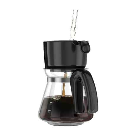 Black & Decker Cafetera Dispensadora 4-en-1 de 5 Tazas | Filtro Lavable Permanente | Canasta Removible | Negro